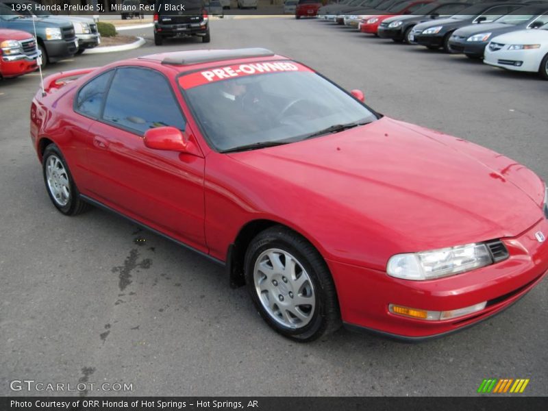 Milano Red / Black 1996 Honda Prelude Si