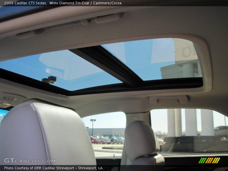 White Diamond Tri-Coat / Cashmere/Cocoa 2009 Cadillac CTS Sedan