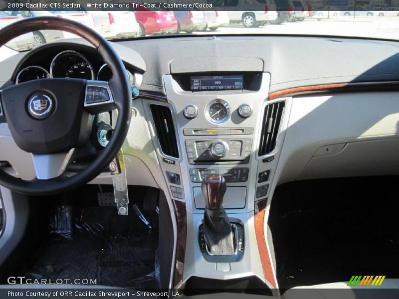 White Diamond Tri-Coat / Cashmere/Cocoa 2009 Cadillac CTS Sedan