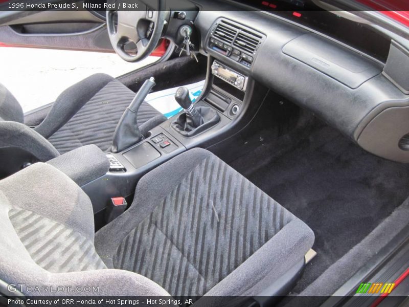 Milano Red / Black 1996 Honda Prelude Si