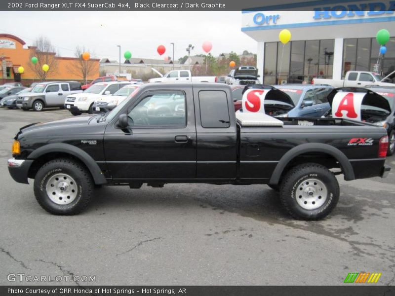 Black Clearcoat / Dark Graphite 2002 Ford Ranger XLT FX4 SuperCab 4x4