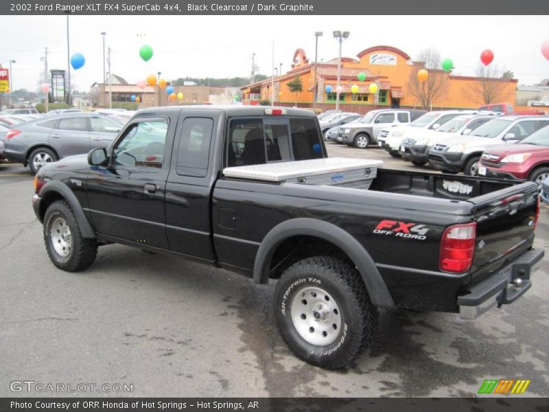 Black Clearcoat / Dark Graphite 2002 Ford Ranger XLT FX4 SuperCab 4x4