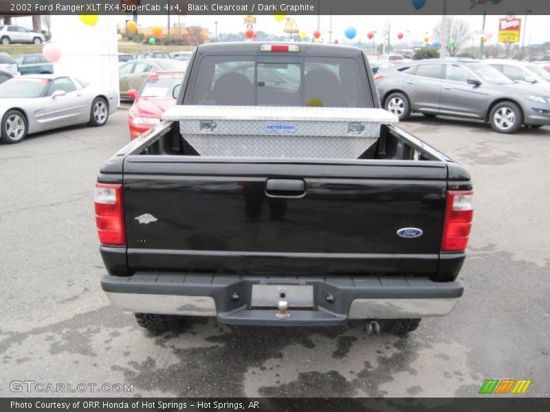 Black Clearcoat / Dark Graphite 2002 Ford Ranger XLT FX4 SuperCab 4x4