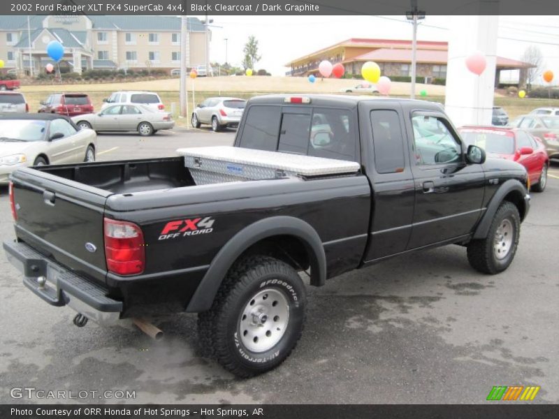 Black Clearcoat / Dark Graphite 2002 Ford Ranger XLT FX4 SuperCab 4x4