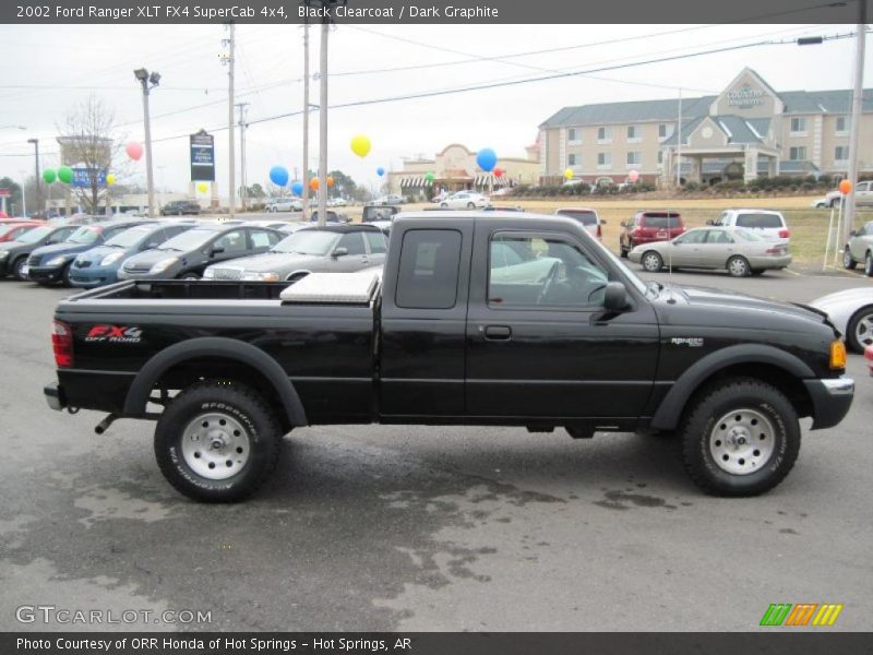 Black Clearcoat / Dark Graphite 2002 Ford Ranger XLT FX4 SuperCab 4x4