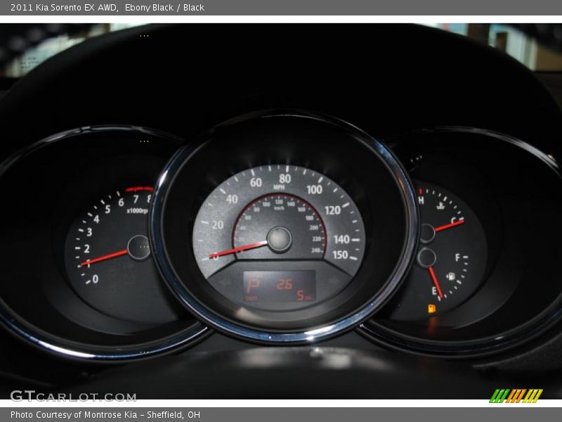 Ebony Black / Black 2011 Kia Sorento EX AWD