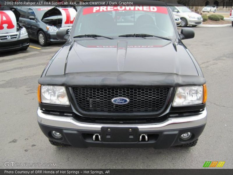 Black Clearcoat / Dark Graphite 2002 Ford Ranger XLT FX4 SuperCab 4x4