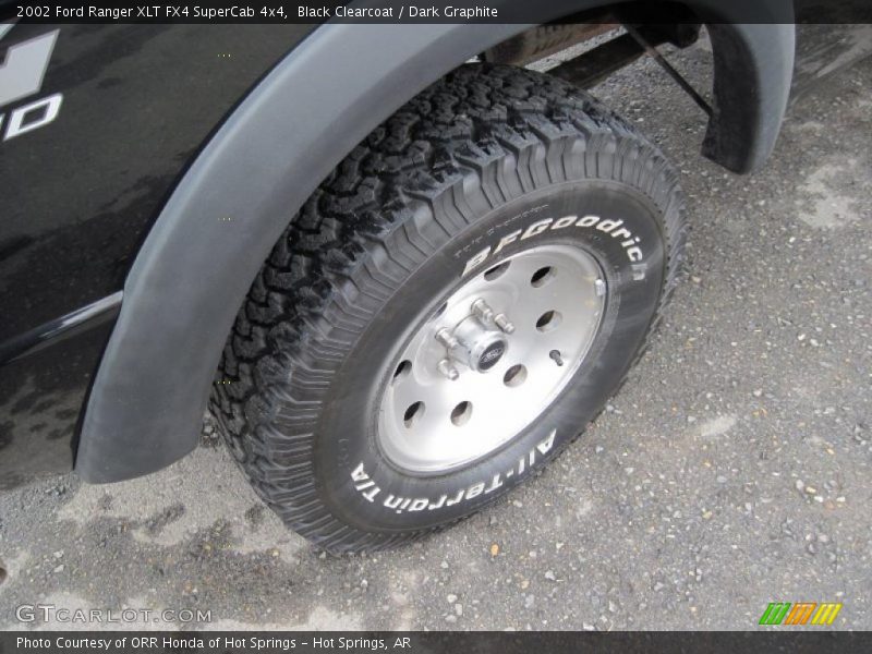 Black Clearcoat / Dark Graphite 2002 Ford Ranger XLT FX4 SuperCab 4x4
