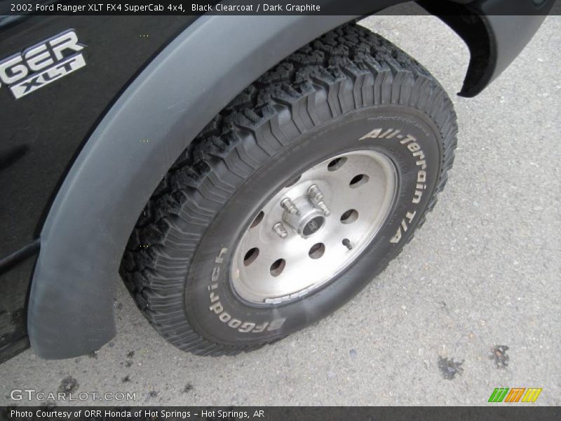 Black Clearcoat / Dark Graphite 2002 Ford Ranger XLT FX4 SuperCab 4x4