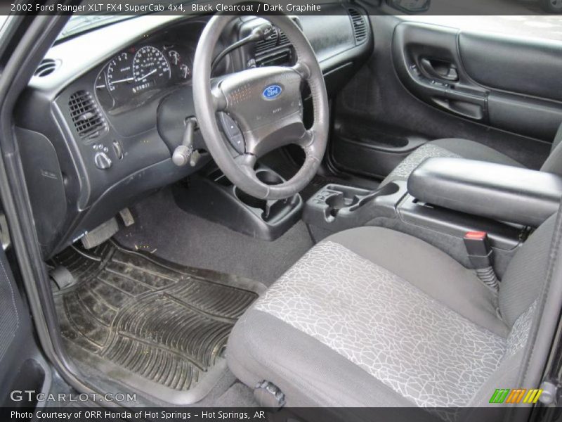 Black Clearcoat / Dark Graphite 2002 Ford Ranger XLT FX4 SuperCab 4x4