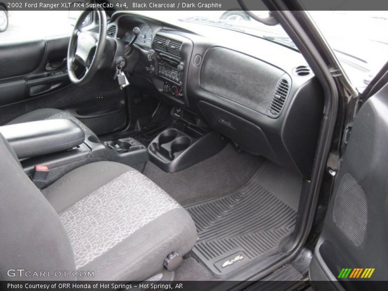 Black Clearcoat / Dark Graphite 2002 Ford Ranger XLT FX4 SuperCab 4x4
