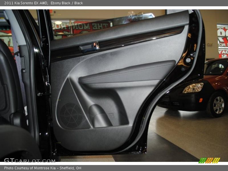 Ebony Black / Black 2011 Kia Sorento EX AWD