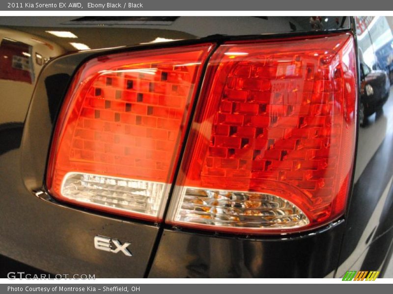 Ebony Black / Black 2011 Kia Sorento EX AWD