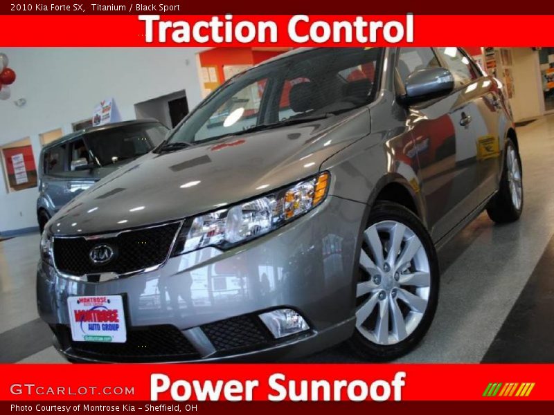 Titanium / Black Sport 2010 Kia Forte SX