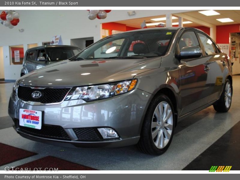 Titanium / Black Sport 2010 Kia Forte SX