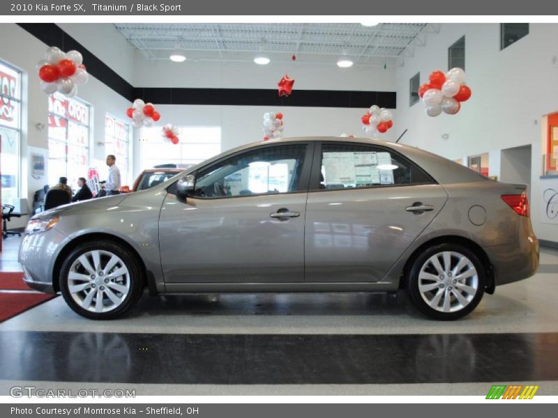 Titanium / Black Sport 2010 Kia Forte SX