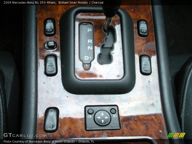 Brilliant Silver Metallic / Charcoal 2004 Mercedes-Benz ML 350 4Matic
