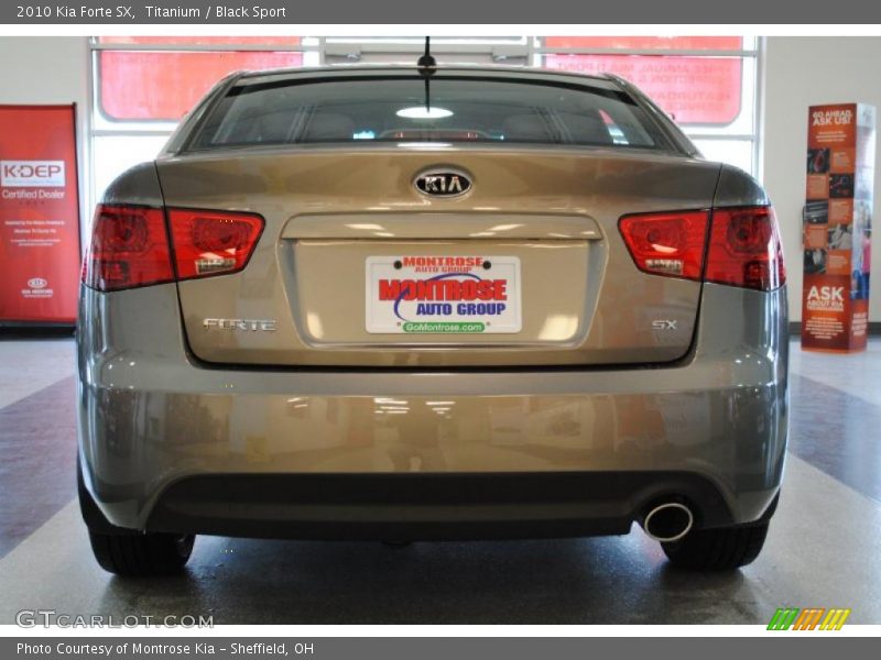 Titanium / Black Sport 2010 Kia Forte SX