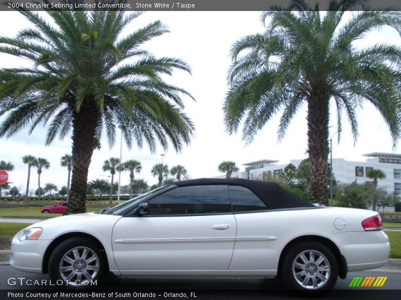 Stone White / Taupe 2004 Chrysler Sebring Limited Convertible