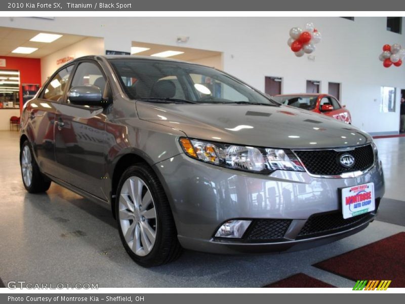 Titanium / Black Sport 2010 Kia Forte SX