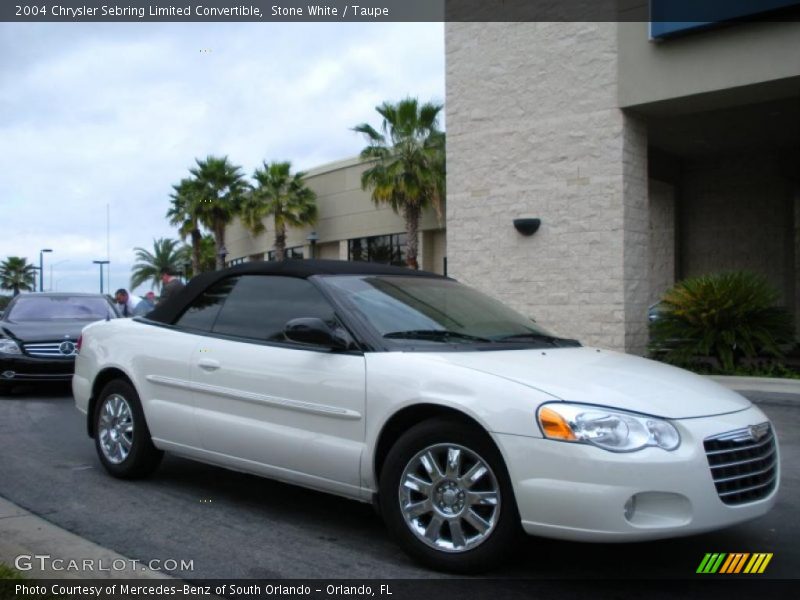 Stone White / Taupe 2004 Chrysler Sebring Limited Convertible