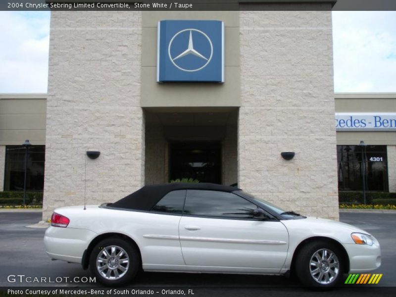 Stone White / Taupe 2004 Chrysler Sebring Limited Convertible