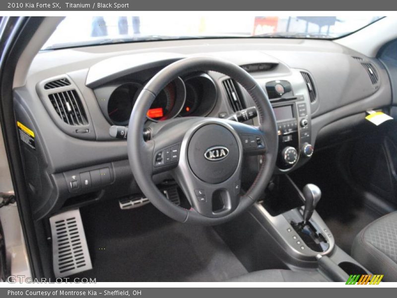 Titanium / Black Sport 2010 Kia Forte SX