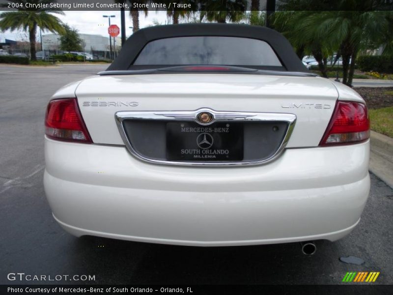 Stone White / Taupe 2004 Chrysler Sebring Limited Convertible