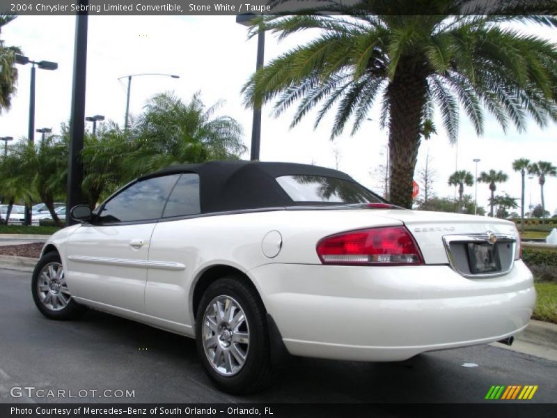 Stone White / Taupe 2004 Chrysler Sebring Limited Convertible