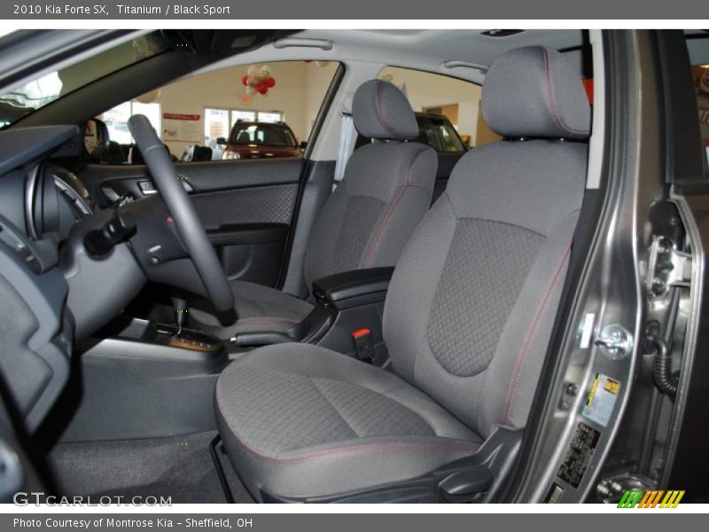 Titanium / Black Sport 2010 Kia Forte SX
