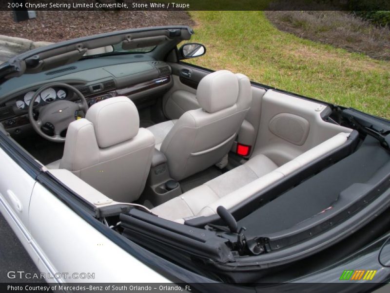Stone White / Taupe 2004 Chrysler Sebring Limited Convertible