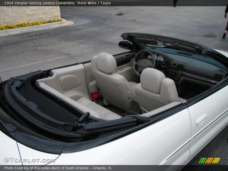 Stone White / Taupe 2004 Chrysler Sebring Limited Convertible
