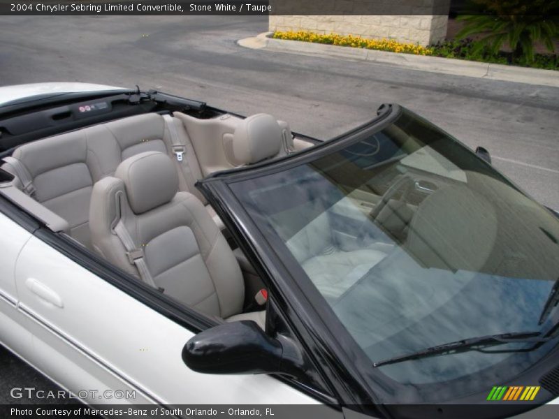 Stone White / Taupe 2004 Chrysler Sebring Limited Convertible