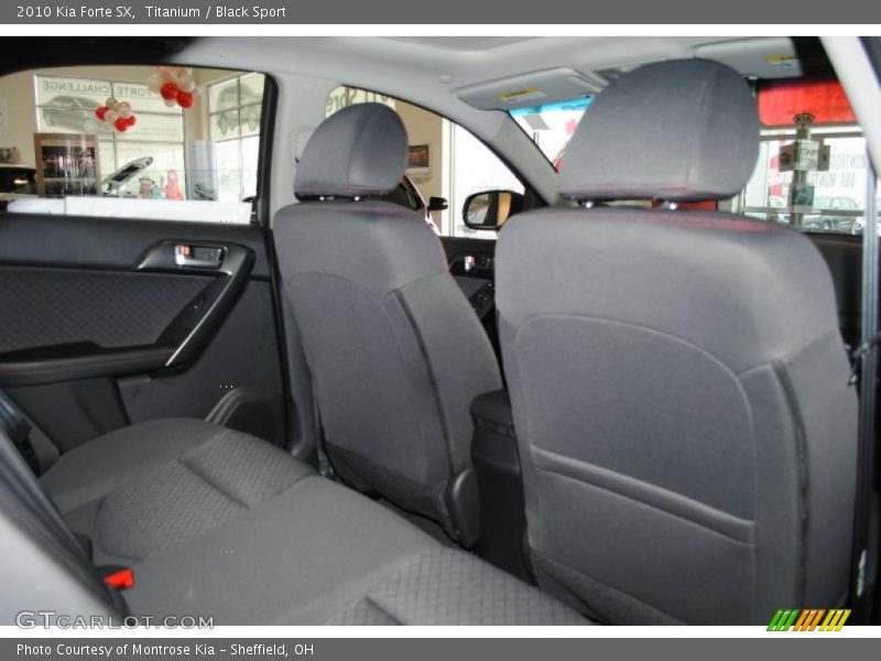 Titanium / Black Sport 2010 Kia Forte SX