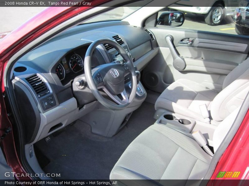 Tango Red Pearl / Gray 2008 Honda CR-V EX