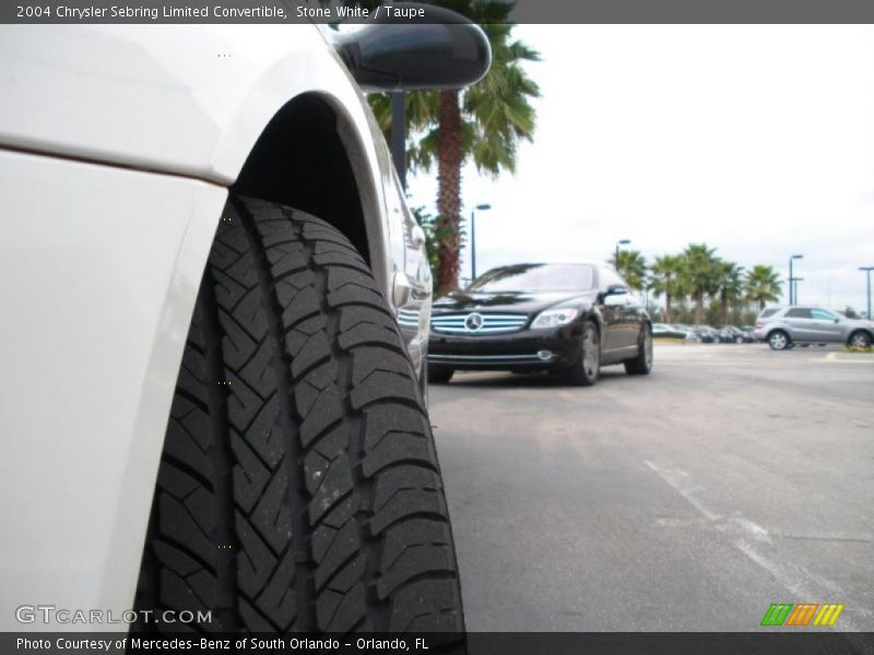 Stone White / Taupe 2004 Chrysler Sebring Limited Convertible