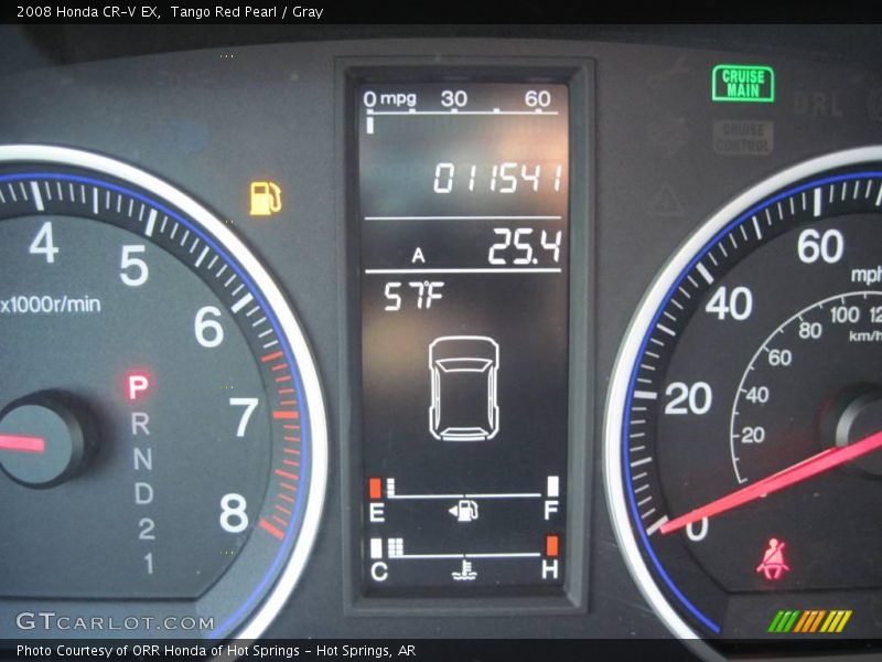 Tango Red Pearl / Gray 2008 Honda CR-V EX