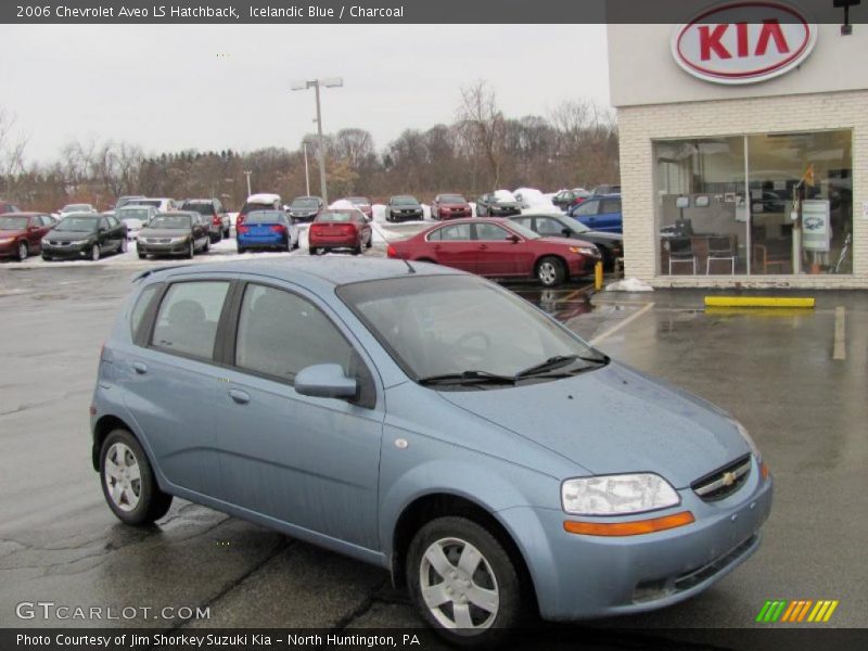 Icelandic Blue / Charcoal 2006 Chevrolet Aveo LS Hatchback