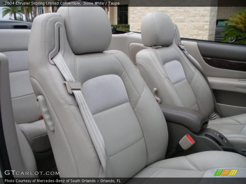 Stone White / Taupe 2004 Chrysler Sebring Limited Convertible