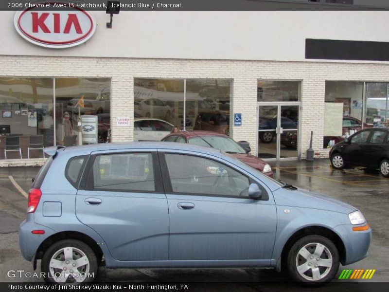 Icelandic Blue / Charcoal 2006 Chevrolet Aveo LS Hatchback