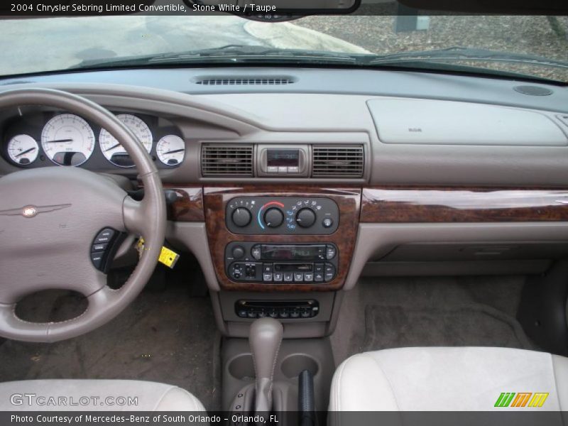Stone White / Taupe 2004 Chrysler Sebring Limited Convertible