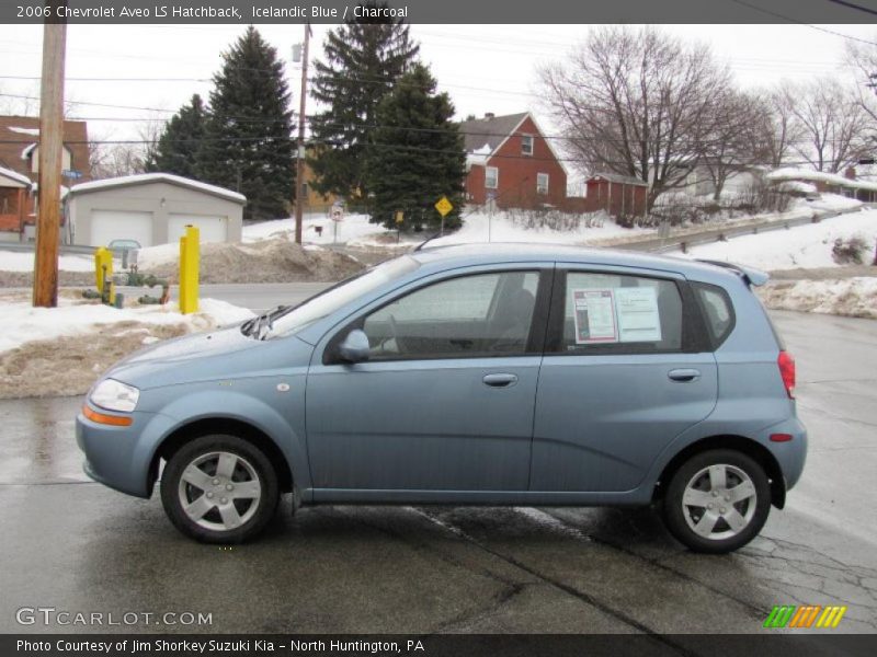 Icelandic Blue / Charcoal 2006 Chevrolet Aveo LS Hatchback