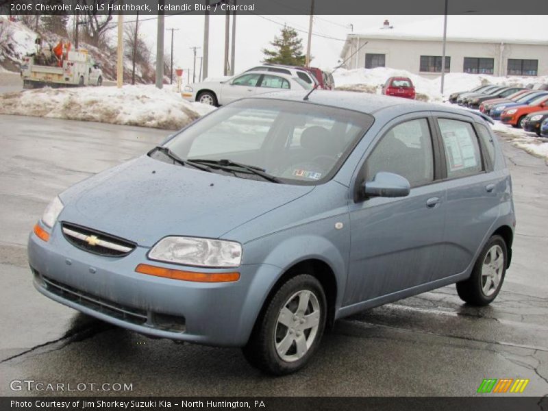Icelandic Blue / Charcoal 2006 Chevrolet Aveo LS Hatchback
