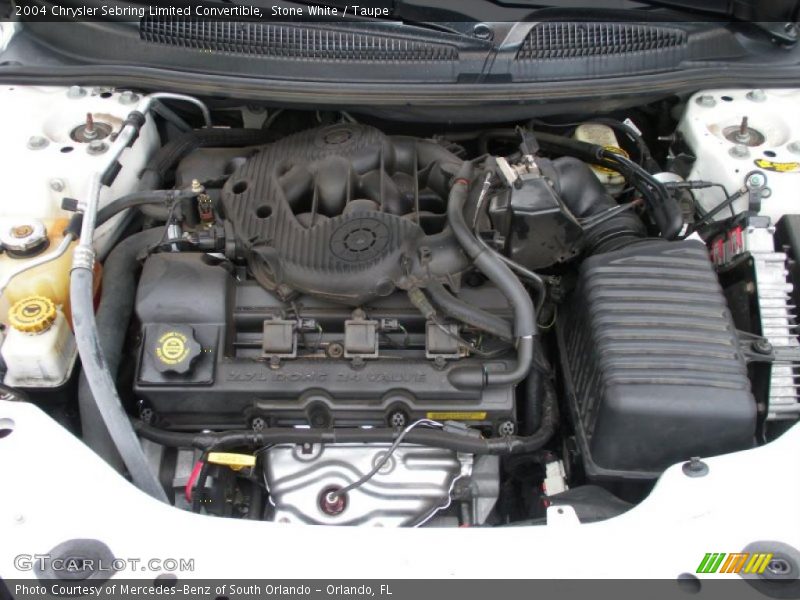 Stone White / Taupe 2004 Chrysler Sebring Limited Convertible