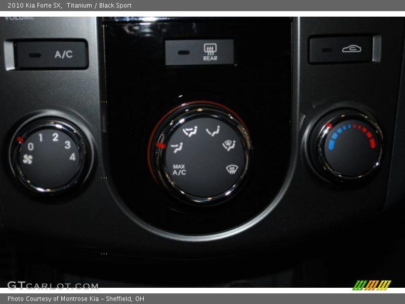Titanium / Black Sport 2010 Kia Forte SX