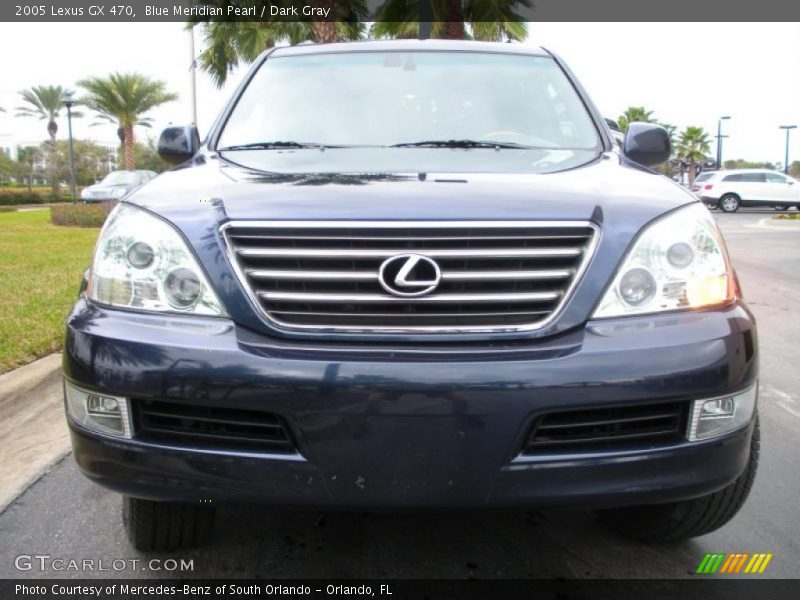 Blue Meridian Pearl / Dark Gray 2005 Lexus GX 470