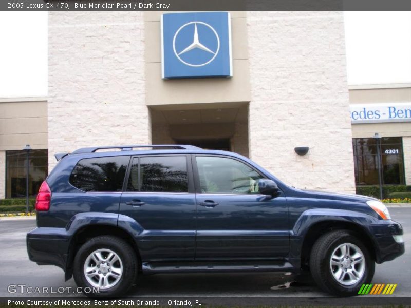 Blue Meridian Pearl / Dark Gray 2005 Lexus GX 470