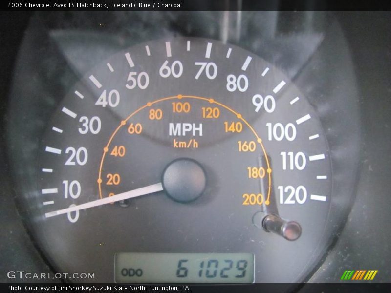Icelandic Blue / Charcoal 2006 Chevrolet Aveo LS Hatchback