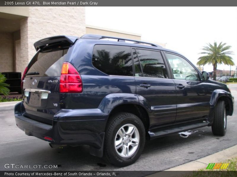 Blue Meridian Pearl / Dark Gray 2005 Lexus GX 470
