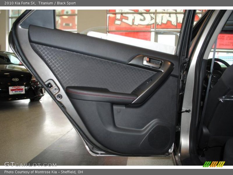 Titanium / Black Sport 2010 Kia Forte SX
